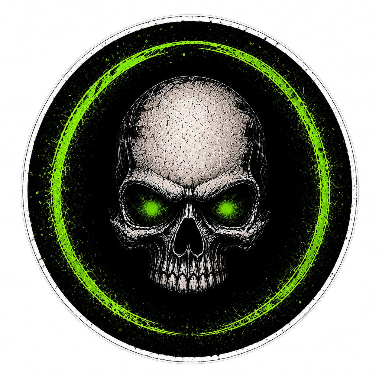 getFHKT flag and skull sticker