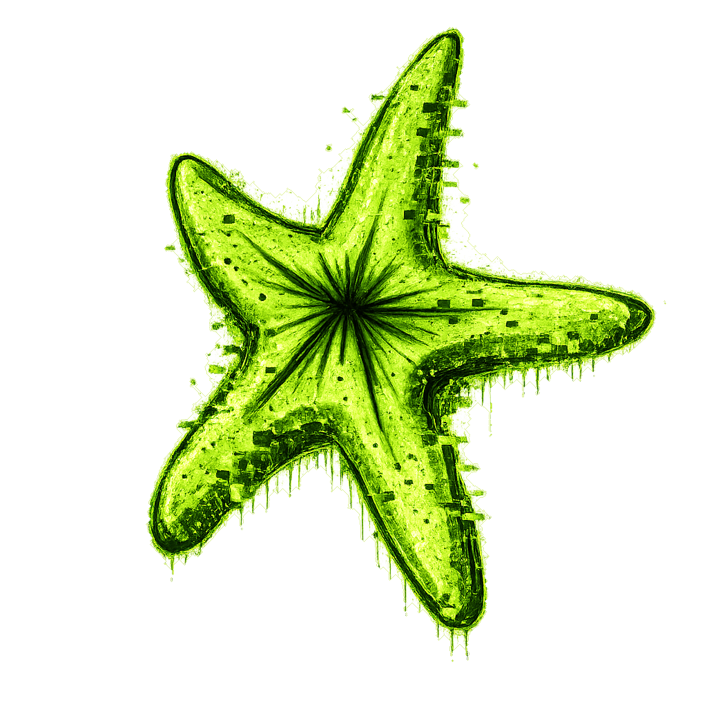getFHKT starfish sticker