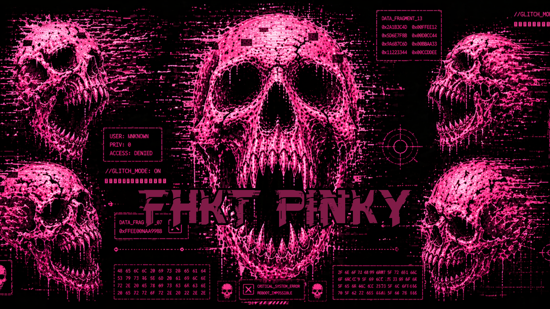 Personalized getFHKT wallpaper made for FHK-M - Pinky *2P1S*